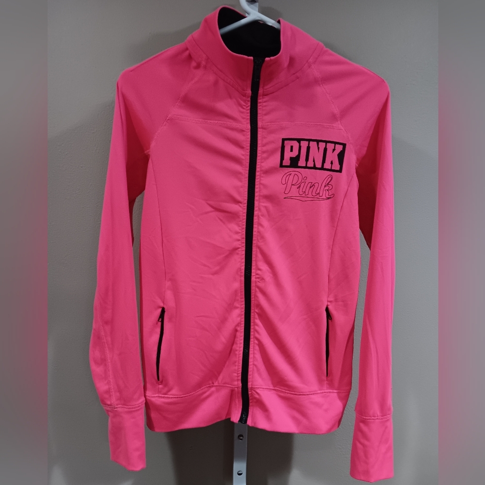 PINK Victoria's Secret Long Sleeve Tee - Hot Pink
